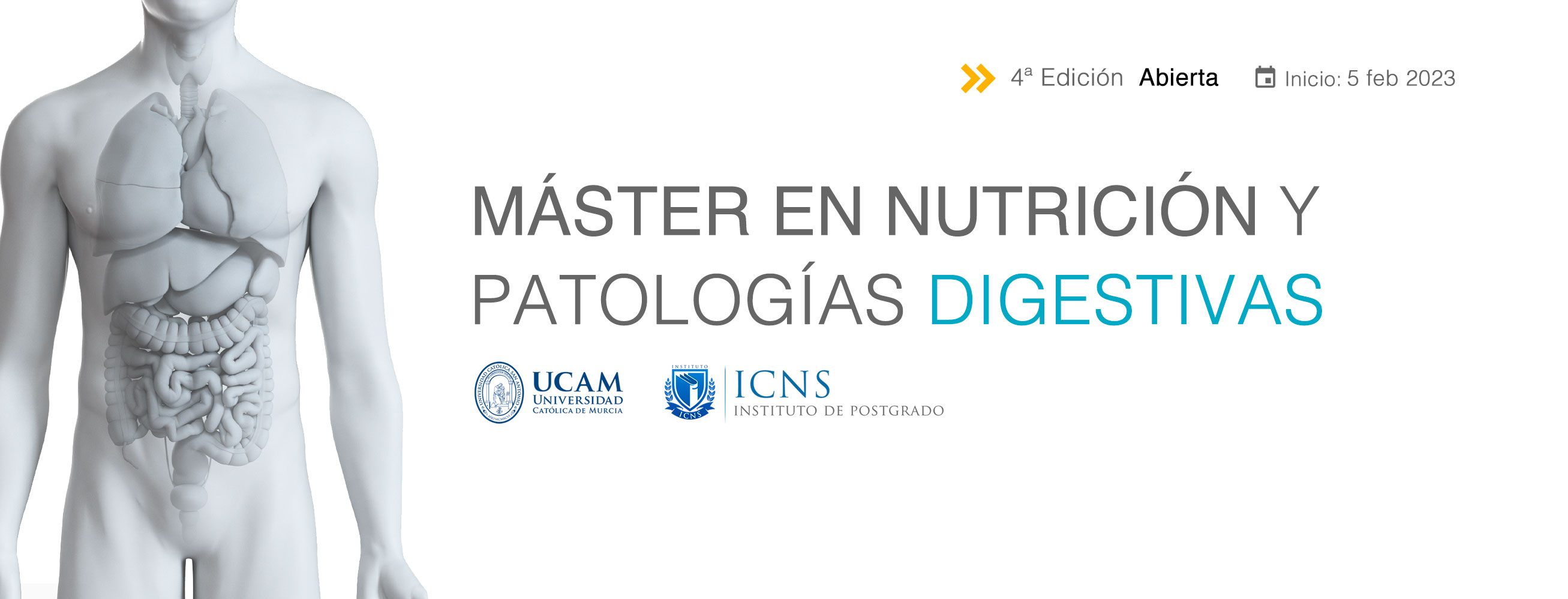 Máster en Nutrición Clínica y Patologías Digestivas (CLMASTERDIG5)